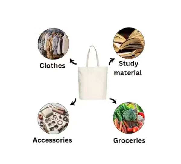 White_Canvas_Fabric_Hand_Tote_Bag_For_Women