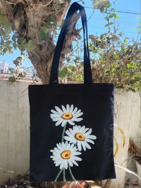 Black_Canvas_Fabric_Hand_Tote_Bag_For_Women