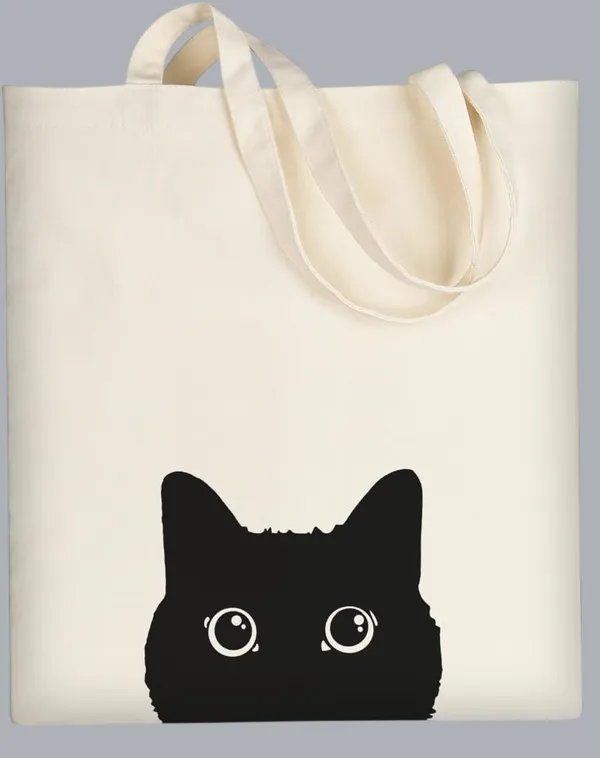 White_Canvas_Fabric_Hand_Tote_Bag_For_Women