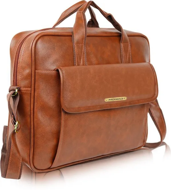 WORKMATE_PU_LEATHER_BAG_Messenger_Office_Laptop_Bag_Waterproof_Messenger_Bag�
