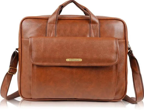 WORKMATE_PU_LEATHER_BAG_Messenger_Office_Laptop_Bag_Waterproof_Messenger_Bag�