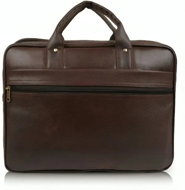 PROCARRY_Brown_And_Tan_Pu_Leather_Premium_Solid_Messenger_Bag_For_Unisex