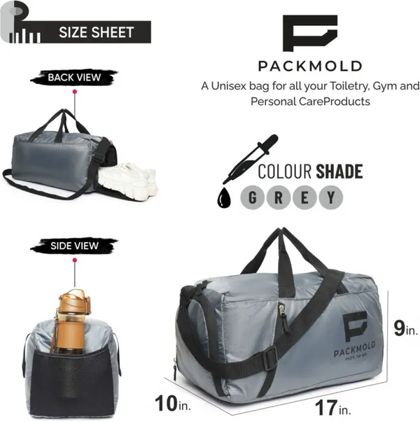 Grey_Premium_Polyester_Gym_Duffel_Bag_And_Travel_Toiletry_Kit_For_Unisex_(Pack_Of_2)