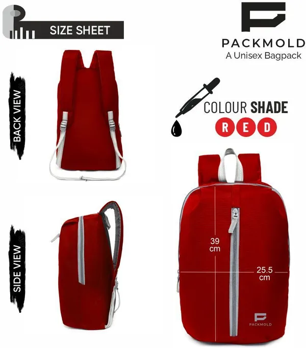 SCHOTO_Red_Polyester_Premium_Solid_Backpack_For_Boys_&_Girls