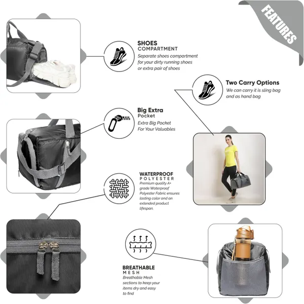 SPORTIVO_Black_Premium_Polyester_Gym_Duffel_Bag_For_Unisex