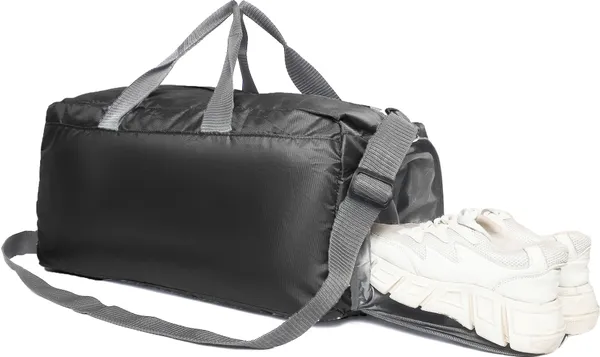 SPORTIVO_Black_Premium_Polyester_Gym_Duffel_Bag_For_Unisex