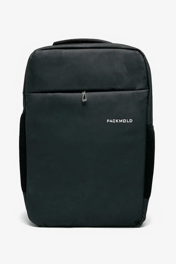 TECHCASE_Dark_Grey_And_Cream_Polyester_Premium_Solid_Backpack_For_Unisex