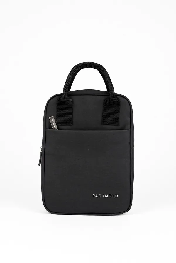 TIFFBAG_Dark_Grey_Polyester_Premium_Solid_Lunch_Bag_For_Unisex