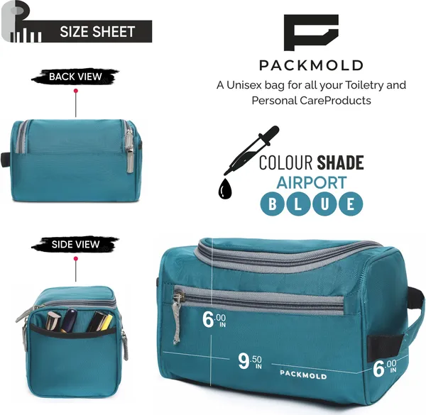 TOILEX_Blue_Premium_Polyester_Travel_Toiletry_Kit_For_Unisex