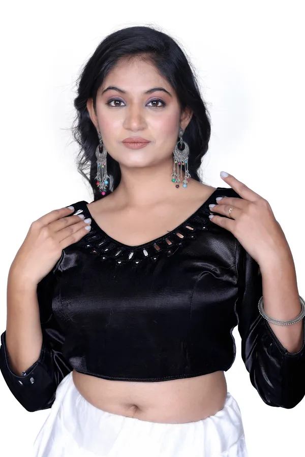 Black_Gajji_Silk_Blouse_For_Women