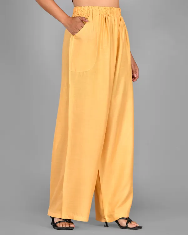 Cream_Rayon_Palazzo_Pant_For_Women