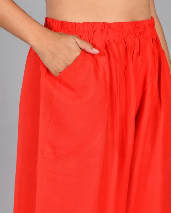 Red_Rayon_Palazzo_Pant_For_Women