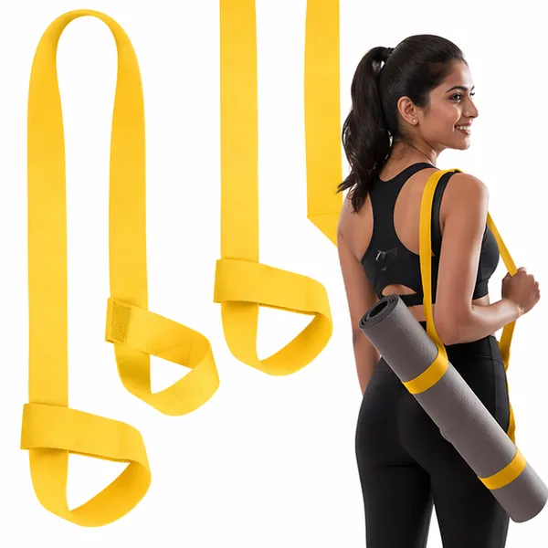 Yoga_Mat_Strap_Yellow_Pack_Of_7