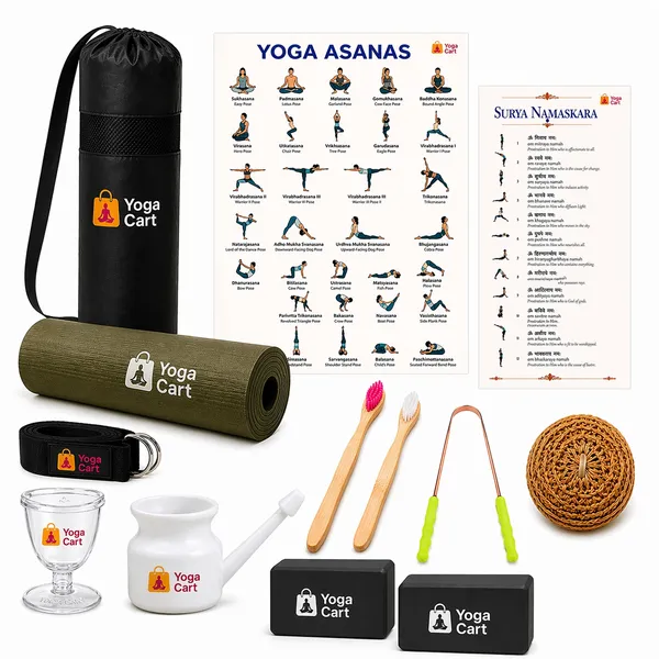 Yoga_Mat,_Bag,_Belt,_Kit,_2_Bricks,_Neti_Pot,_Cup,_Chart_Combo