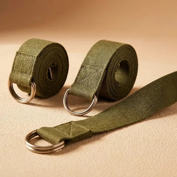 Yoga_Belt_Military_Green_Pack_Of_3