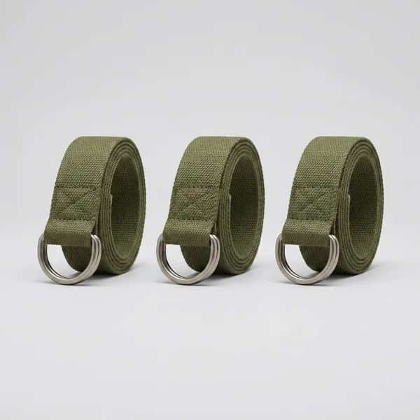 Yoga_Belt_Military_Green_Pack_Of_3