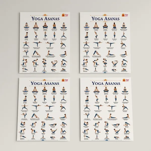 Yogasana_Chart_A4_Size_Pack_Of_4
