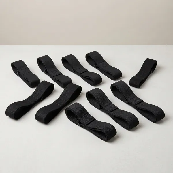 Yoga_Mat_Strap_Black_Pack_Of_7