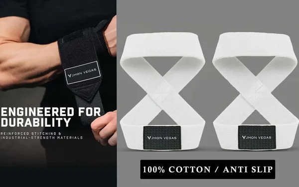Black_And_White_Nylon,Neoprene,Breathable,Moisture_Wicking,Stretchy,Durable_Wrist_Support_For_Men_And_Women(Set_Of_2)