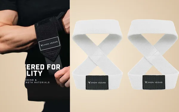 Black_And_White_Nylon,Neoprene,Breathable,Moisture_Wicking,Stretchy,Durable_Wrist_Support_For_Men_And_Women(Set_Of_2)