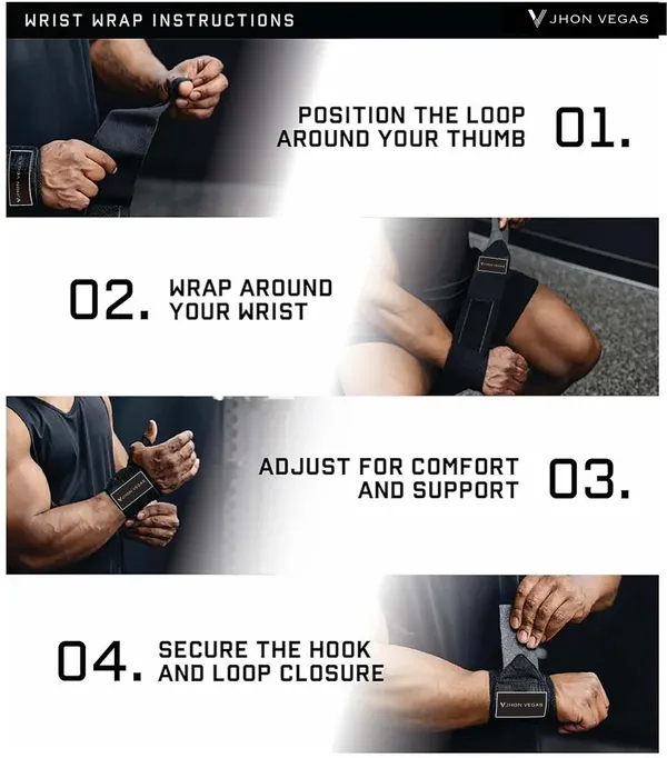 Black_Nylon,Neoprene,Breathable,Moisture_Wicking,Stretchy,Durable_Wrist_Support_For_Men_And_Women