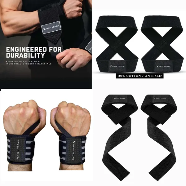 Black_Nylon_,Neoprene,_Breathable,_Moisture_Wicking,_Stretchy,_Durable_Wrist_Support_For_Men_And_Women(Set_Of_4)