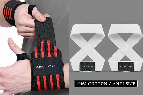 White_Nylon_Wrist_Support_For_Men_And_Women(Set_Of_2)