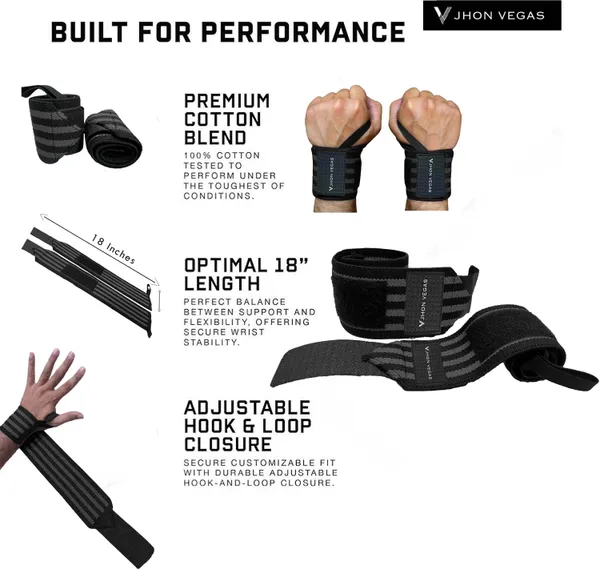 Black_And_White_Nylon_Wrist_Support_For_Men_And_Women(Set_Of_2)