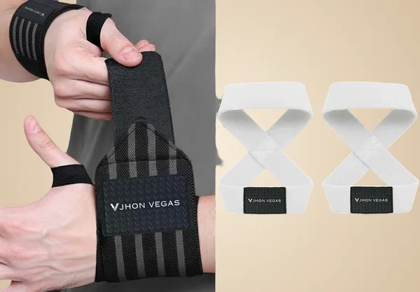 Black_And_White_Nylon_Wrist_Support_For_Men_And_Women(Set_Of_2)