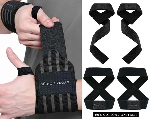 Black_Nylon_Wrist_Support_For_Men_And_Women(Set_Of_4)