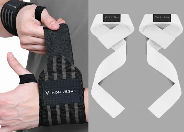 Black_And_White_Nylon_Wrist_Support_For_Men_And_Women(Set_Of_2)