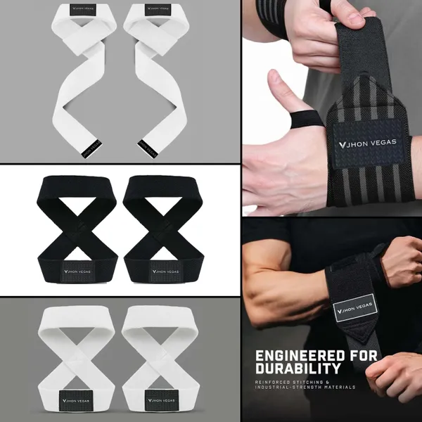 Black_And_White_Cotton_Arm_Support_For_Men_And_Women(Set_Of_6)