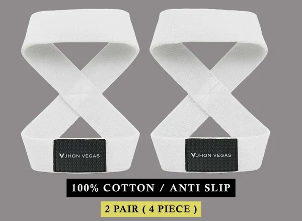 White_Cotton_Arm_Support_For_Men_And_Women(Set_Of_2)