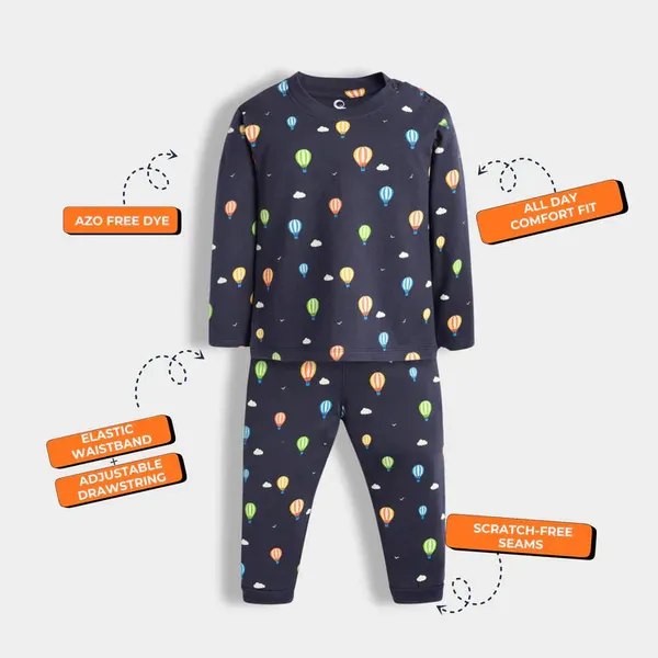 Multicolour_Cotton_Casual_Pyjama_Set_For_Kids