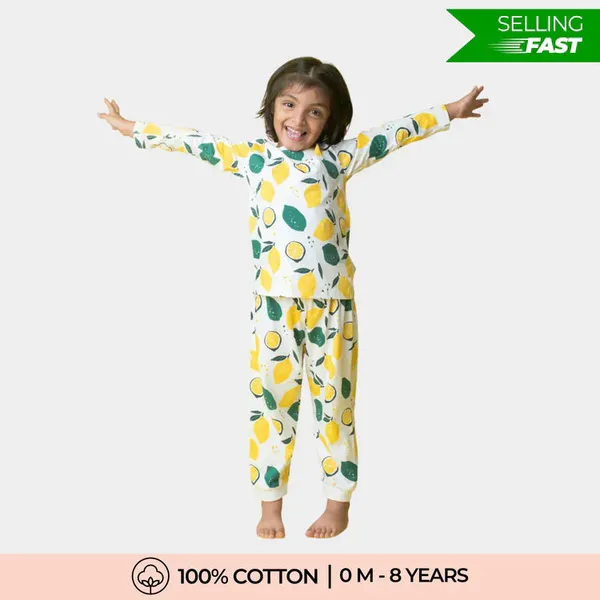Multicolour_Cotton_Casual_Pyjama_Set_For_Kids