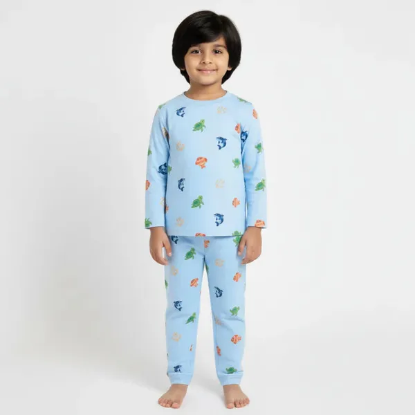 Multicolour_Cotton_Casual_Pyjama_Set_For_Kids