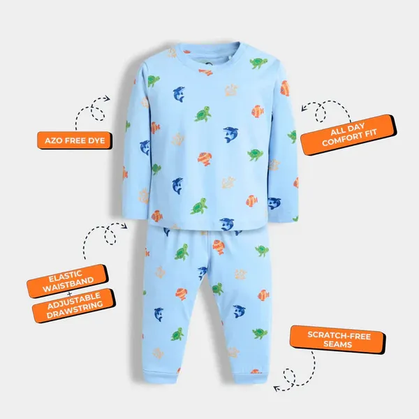 Multicolour_Cotton_Casual_Pyjama_Set_For_Kids