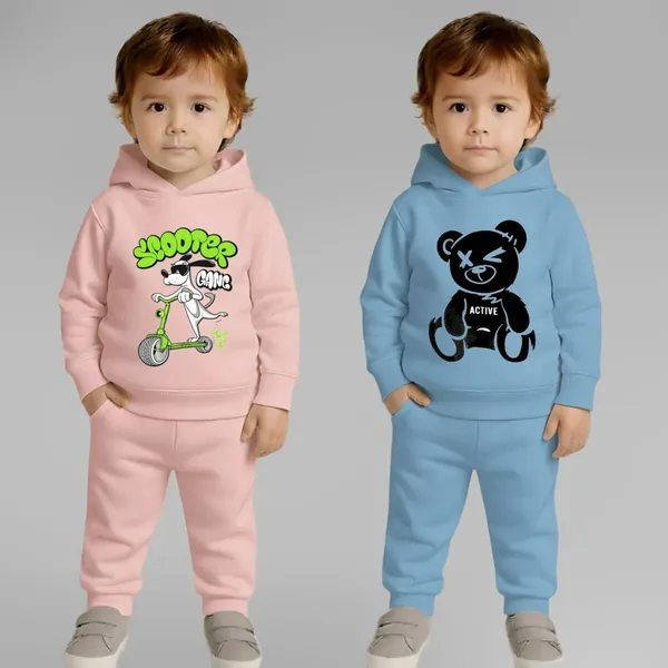 Multicolour_Cotton_Casual_Hoodie_Set_For_Kids