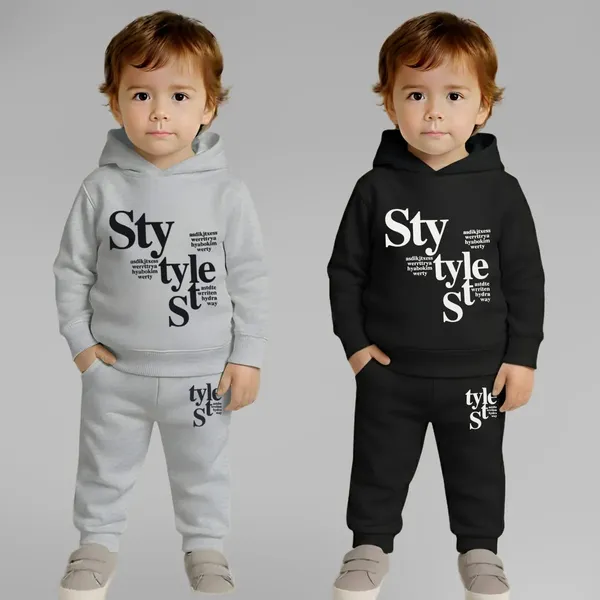 Multicolour_Cotton_Casual_Hoodie_Set_For_Kids