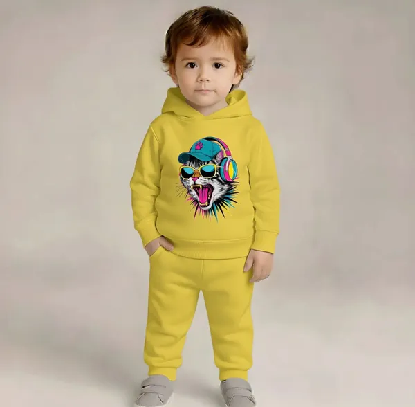 Multicolour_Cotton_Casual_Hoodie_Set_For_Kids