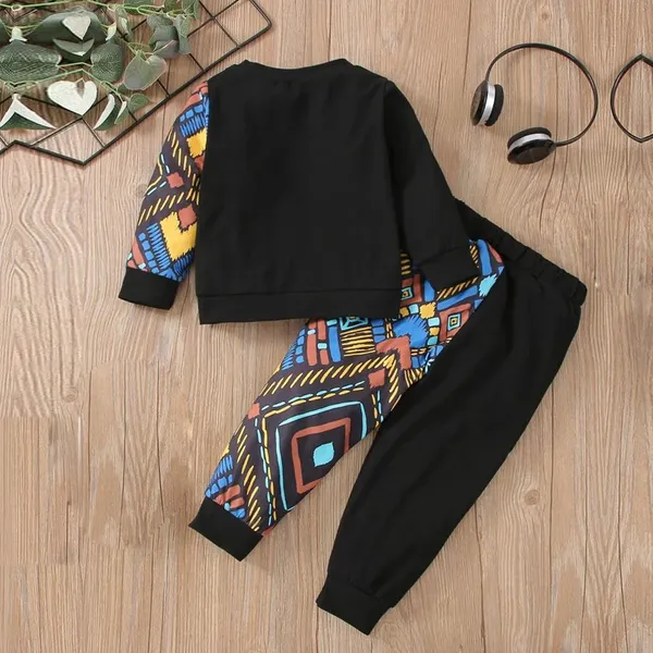Black_Graphic_Print_And_Cami_T_Shirt_And_Pant_For_Kids