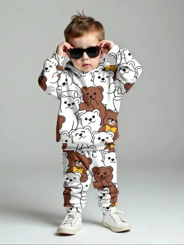 White_&_Black_Clothing_Set_For_Kids