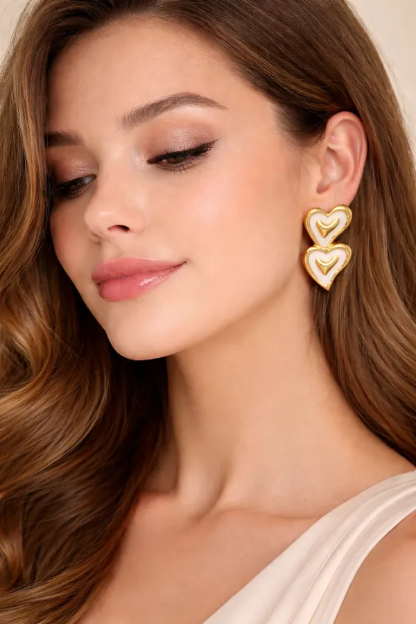 Dual_Heart_Stud_Earrings,_Gold-Plated
