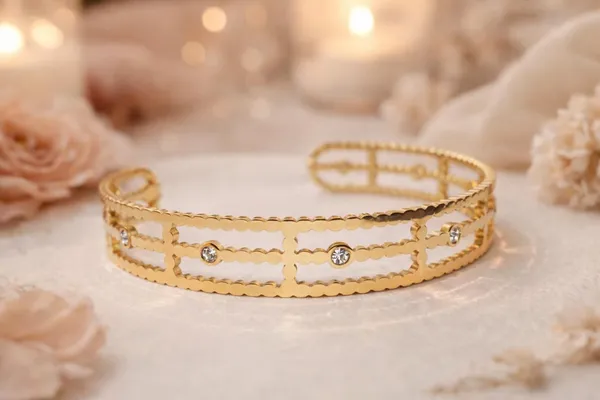 Black_Alloy_And_Brass_Gold_Stainless_Steel_Premium_Bracelet_For_Women