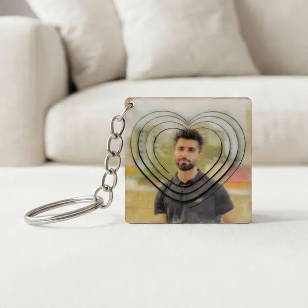 Multicolor_Mdf_Wooden_Customized_3D_Heart_Photo_Keychain