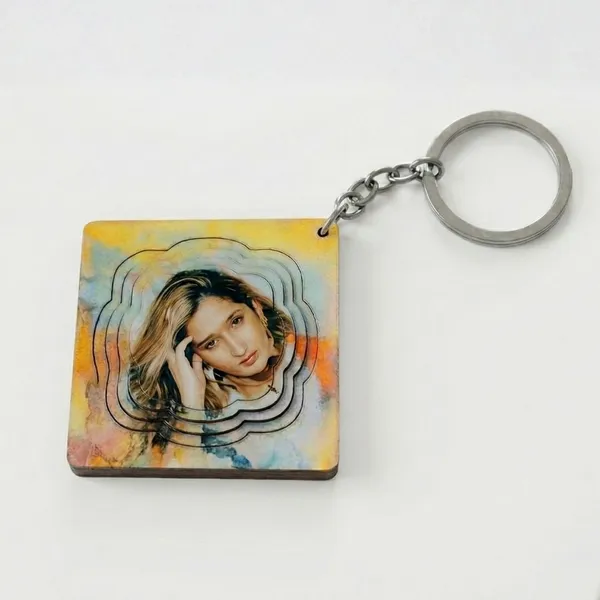 Multicolor_Mdf_Wooden_Customized_3D_Square_Photo_Keychain