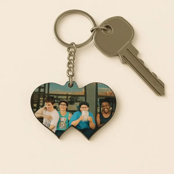 Multicolor_Mdf_Wooden_Customized_Double-Side_Double_Heart_Photo_Metal_Keychain
