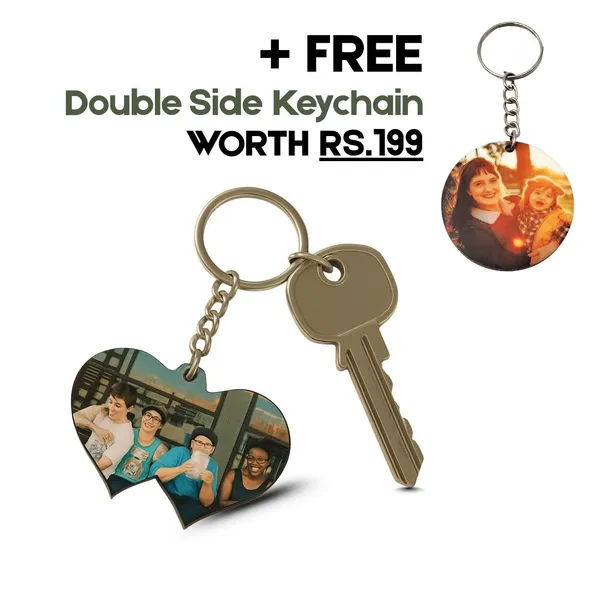 Multicolor_Mdf_Wooden_Customized_Double-Side_Double_Heart_Photo_Metal_Keychain