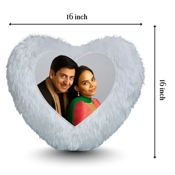 White_Furr_Customized_Led_Heart_Photo_Pillow