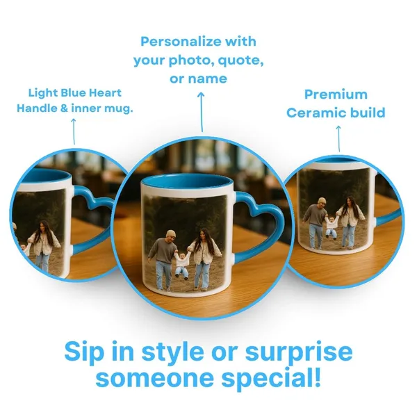 Light_Blue_Ceramic_Customized_Heart_Handle_Photo_Mug